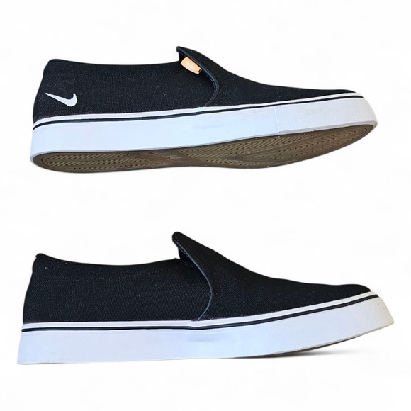 Nike Check Solarsoft Slip-On Sneakers – Black Canvas – Women\'s Size 8.5 main image 7
